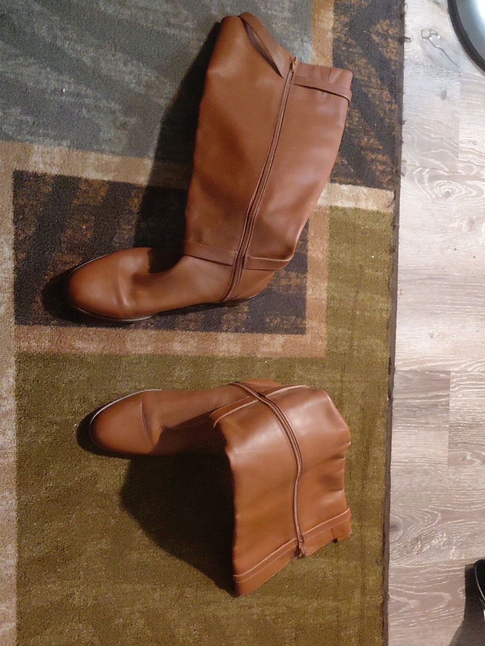 Ann Taylor Tan Knee-High Leather Boots